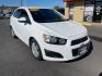 2016 White Chevrolet Sonic (1G1JC5SHXG4) with an 4-Cyl, 1.8 Liter engine, Automatic, 6-Spd transmission, located at 8008 Warden Rd, Sherwood, AR, 72120, (501) 801-6100, 34.830078, -92.186684 - Photo#1